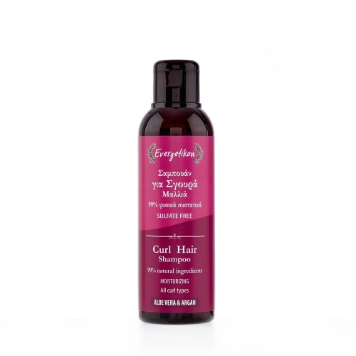 Evergetikon  Shampoo for curly hair with aloe vera and argan oil 150