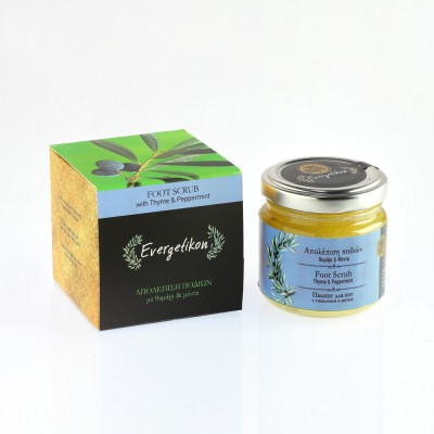 Evergetikon  Thyme and Mint Foot Scrub 100ml
