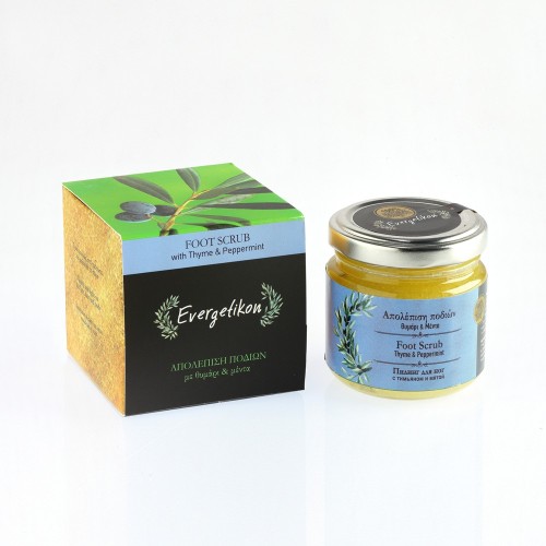 Evergetikon  Thyme and Mint Foot Scrub 100ml
