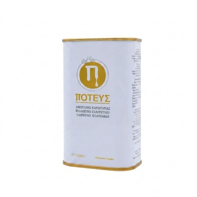 Poteus Ultra Premium Organic Extra Virgin Olive Oil 1l (NMR: Total 1576 mg/kg, D1 Index 778 mg/kg)