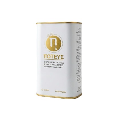 Poteus Ultra Premium Organic Extra Virgin Olive Oil 1l (NMR: Total 1576 mg/kg, D1 Index 778 mg/kg)