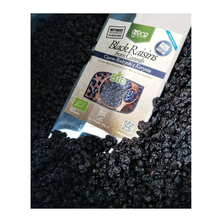 GReco Black currant raisins from Corinth 200g BIO