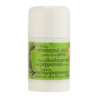 Evergetikon Herbal deodorant stick with peppermint essential oil 15ml
