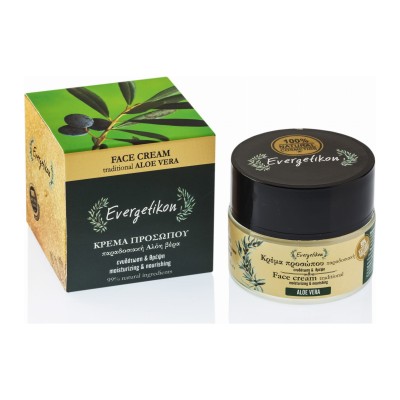 Evergetikon Moisturising and Nourishing Face Cream with Aloe Vera 50ml