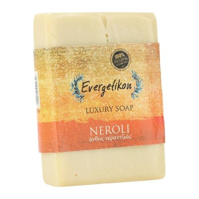 Evergetikon natural soap with bitter orange blossom oil, 120–140g
