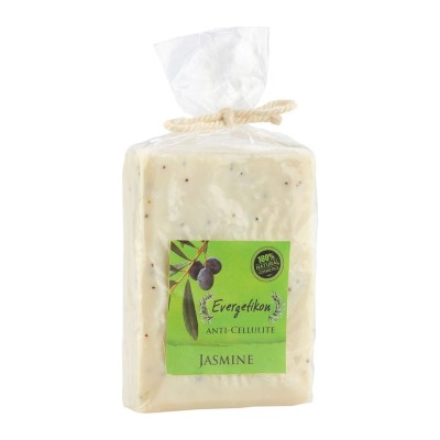 Evergetikon natural jasmine soap with poppy seeds, 120–140g