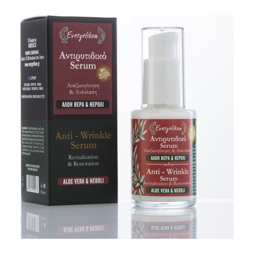 Evergetikon Serum przeciwzmarszczkowe z aloesem i kwiatem gorzkiej pomarańczy 30ml