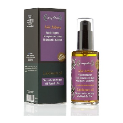 Evergetikon Face and Body Oil with Cretan Cistus Resin (Labdanum) 60ml
