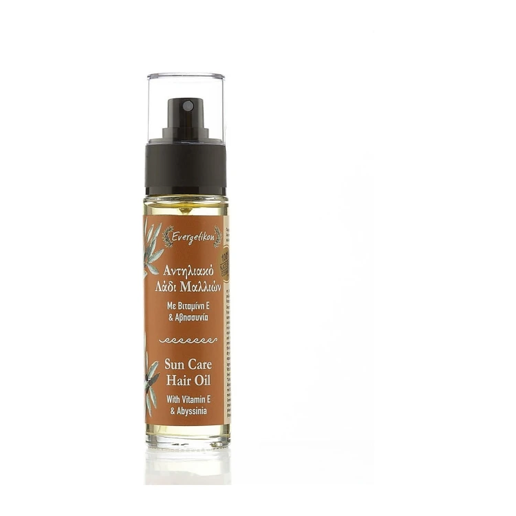 Evergetikon Sun care Hair Oil with Vitamin E & Abyssinia 50ml