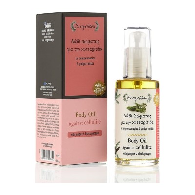 Evergetikon Body oil against cellulite with juniper & black pepper 60ml