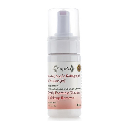 Evergetikon Gently Foaming Cleanser & Makeup Remover Oat & Vitamin E 100ml