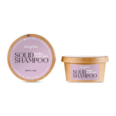 Evergetikon Solid shampoo Moisture & Repair for normal to dry hair 80gr