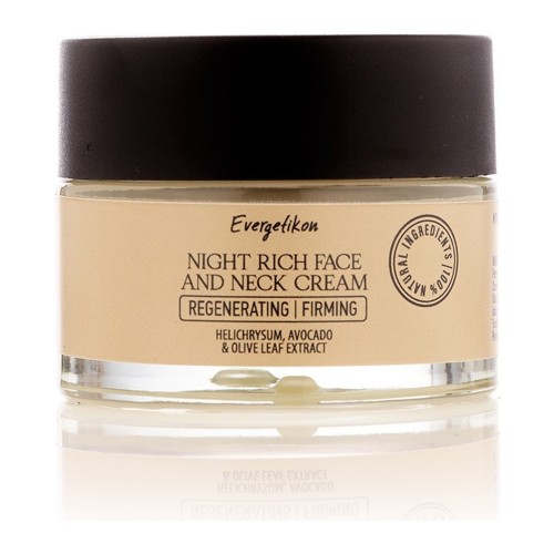 Evergetikon Restorative and Firming Night Cream with Helichrysum, Avocado and Olive Leaf 50ml