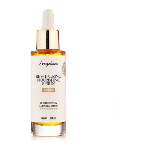 Evergetikon Revitalising and Nourishing Night Serum with Helichrysum, Grape and Olive Leaf 30ml