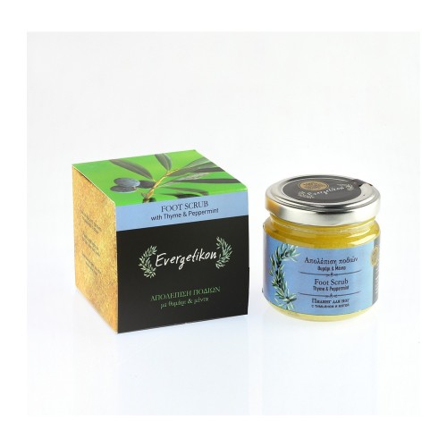 Evergetikon  Thyme and Mint Foot Scrub 100ml