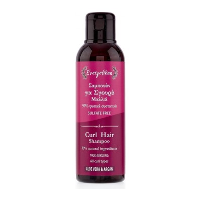 Evergetikon  Shampoo for curly hair with aloe vera and argan oil 150