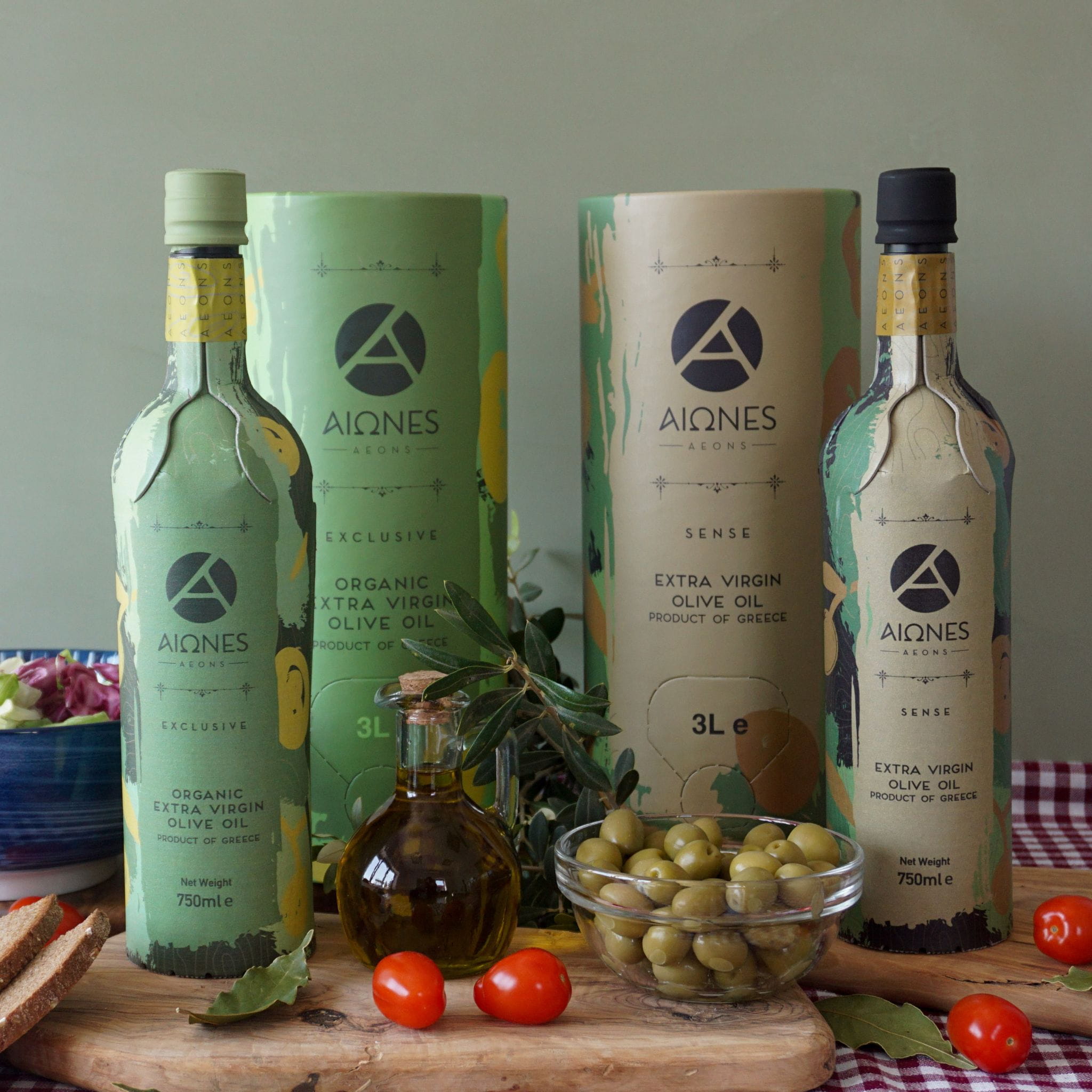 Aeons Exclusive extra virgin olive oil, innovative 3L BIO paper packaging – image 9