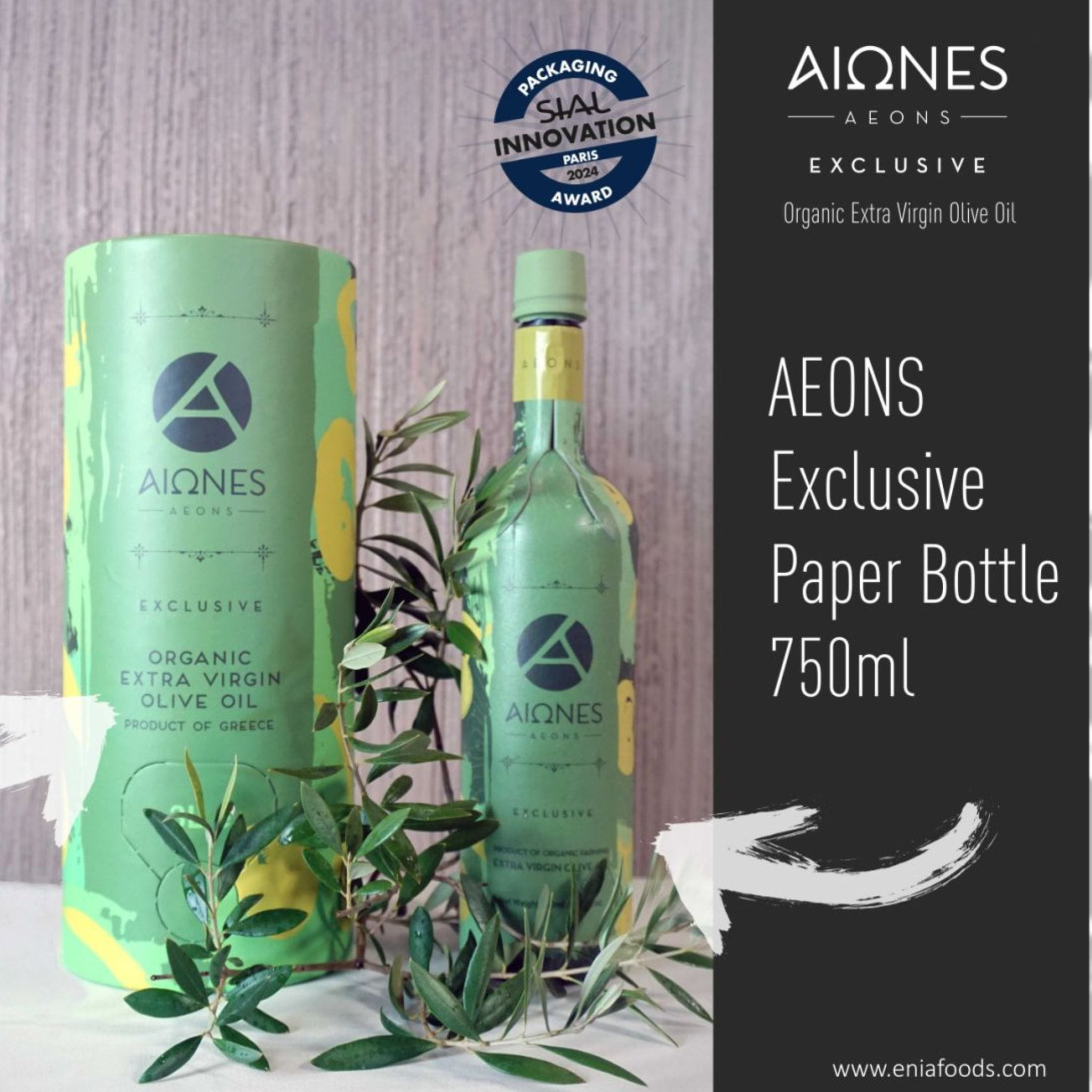 Aeons Sense extra virgin olive oil, innovative paper packaging, 750 ml – image 10
